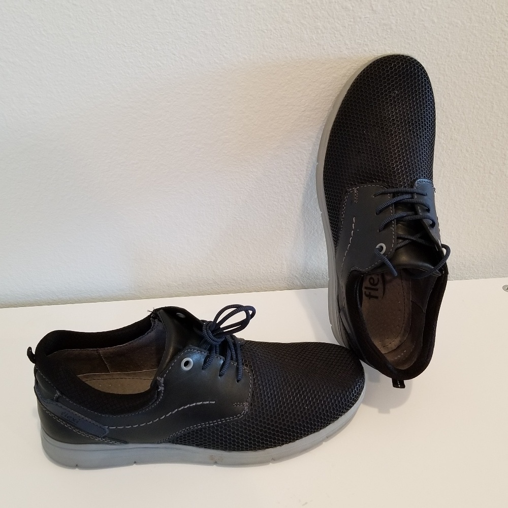 Mens Flexi Leather casual shoes